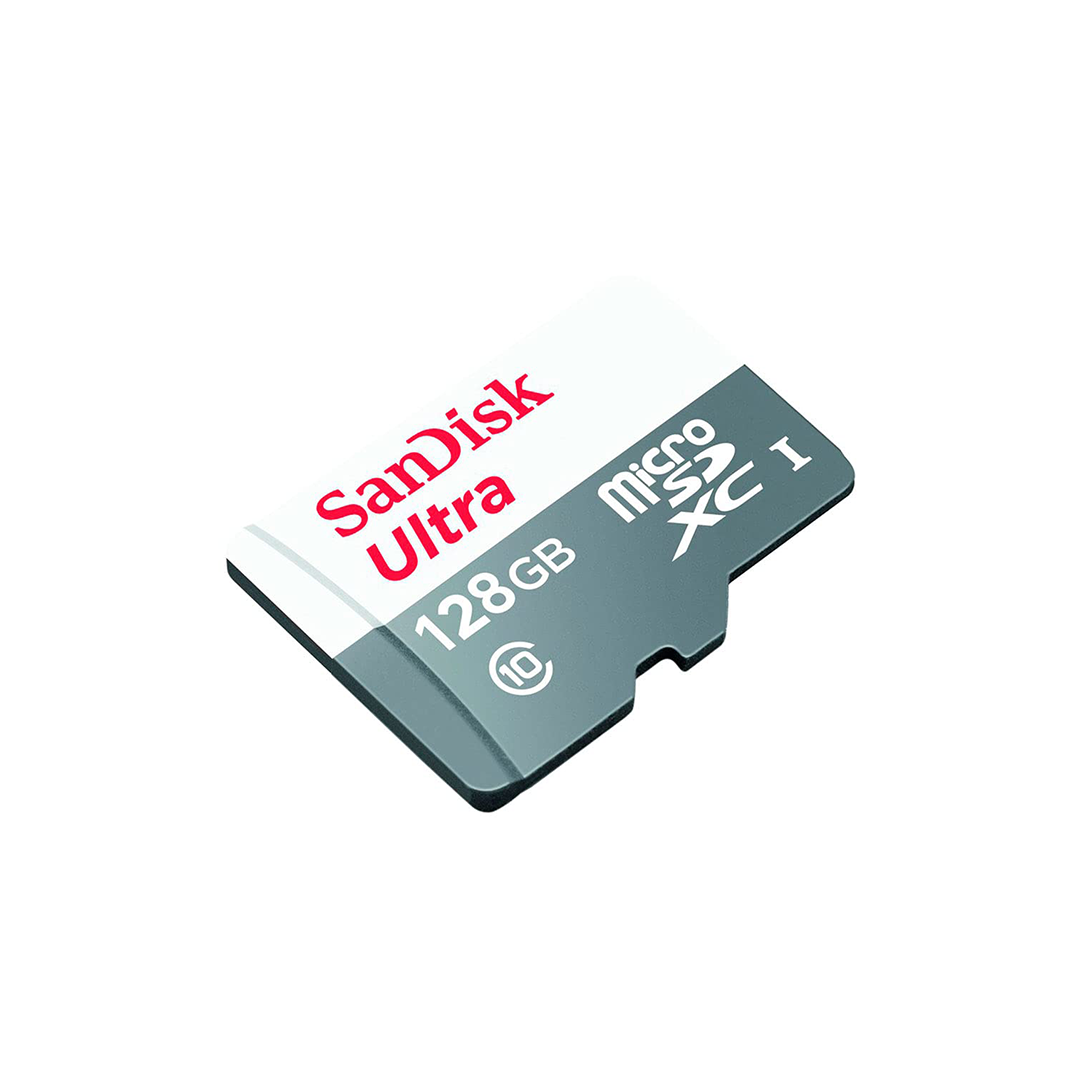 بطاقة سانديسك الترا 128 جيجابايت 100 ميجابايت/ثانية UHS-I فئة 10 microSDXC - SDSQUNR-128G-GN6MN بطاقة سانديسك الترا 128 جيجابايت 100 ميجابايت/ثانية UHS-I فئة 10 microSDXC - SDSQUNR-128G-GN6MN